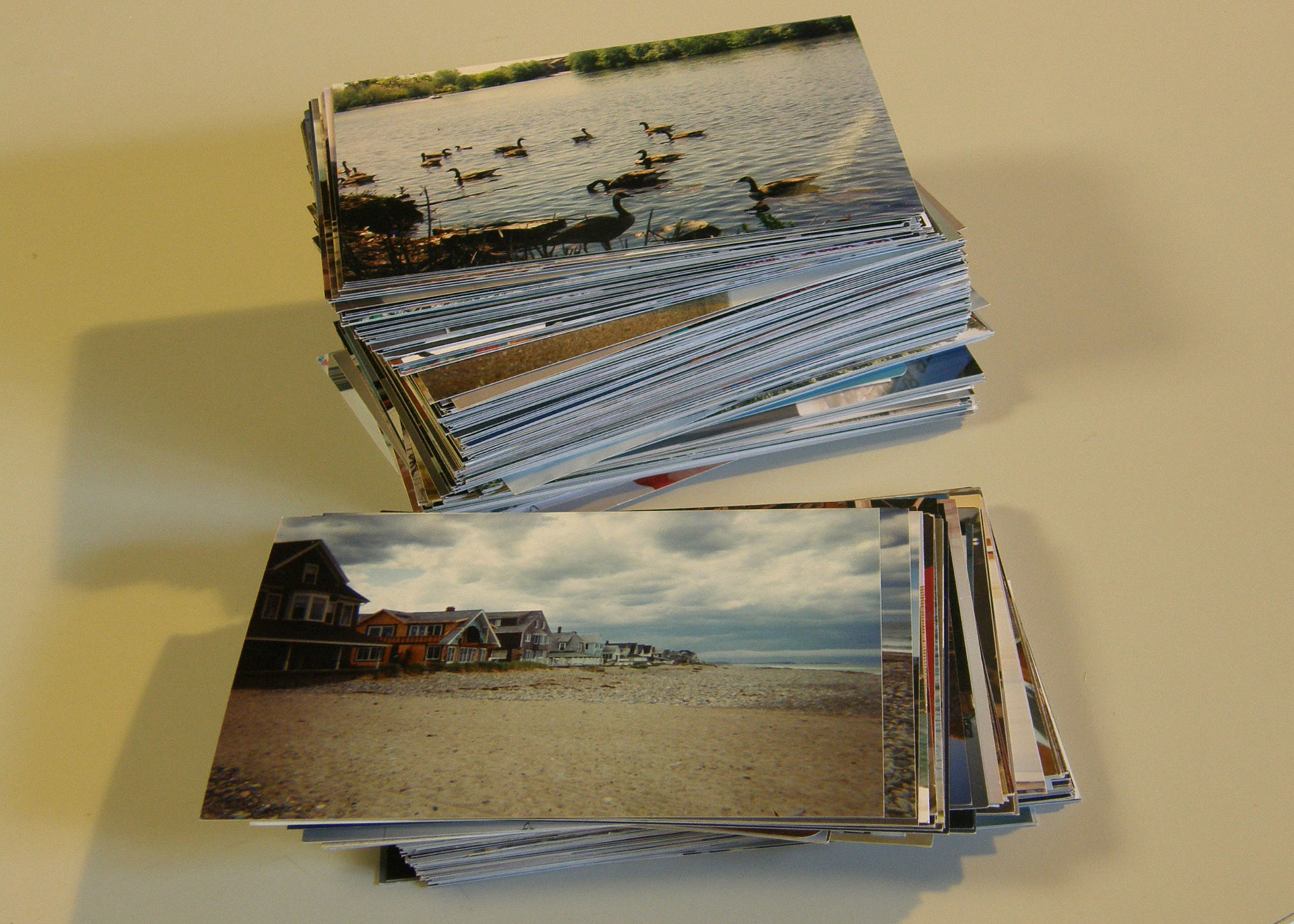 Stack of photo prints